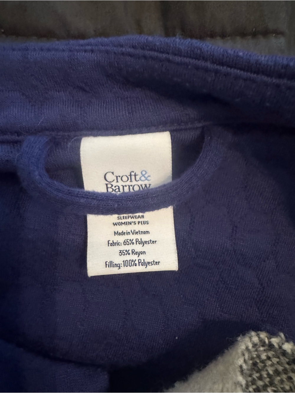 croft & barrow Navy Blue Women’s Sleepwear Top